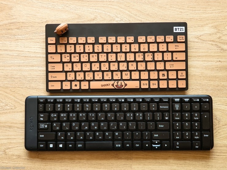 로지텍 MK220 키보드, 마우스 세트 크기