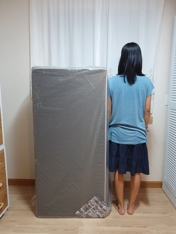 서광퍼니처 맥스3단 접이식 소파베드 세웠을 때 높이